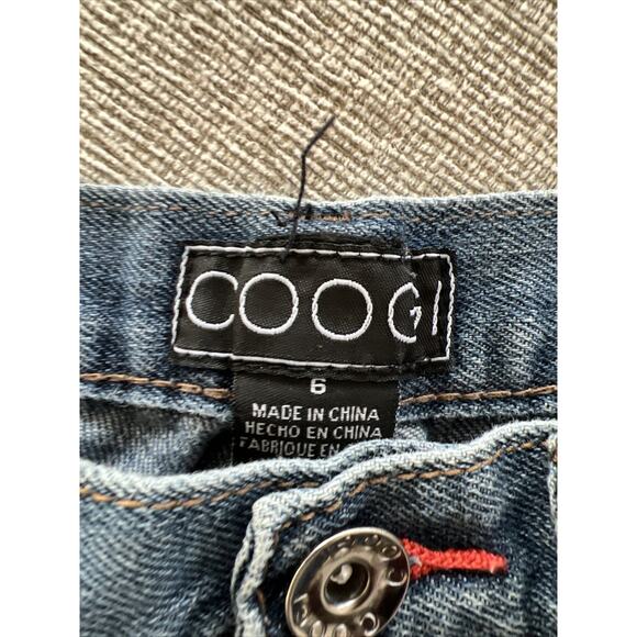 Vintage Coogi Australia Jean Shorts Embroidered Patch Baggy Size 6 Boy Girl - Picture 3 of 16